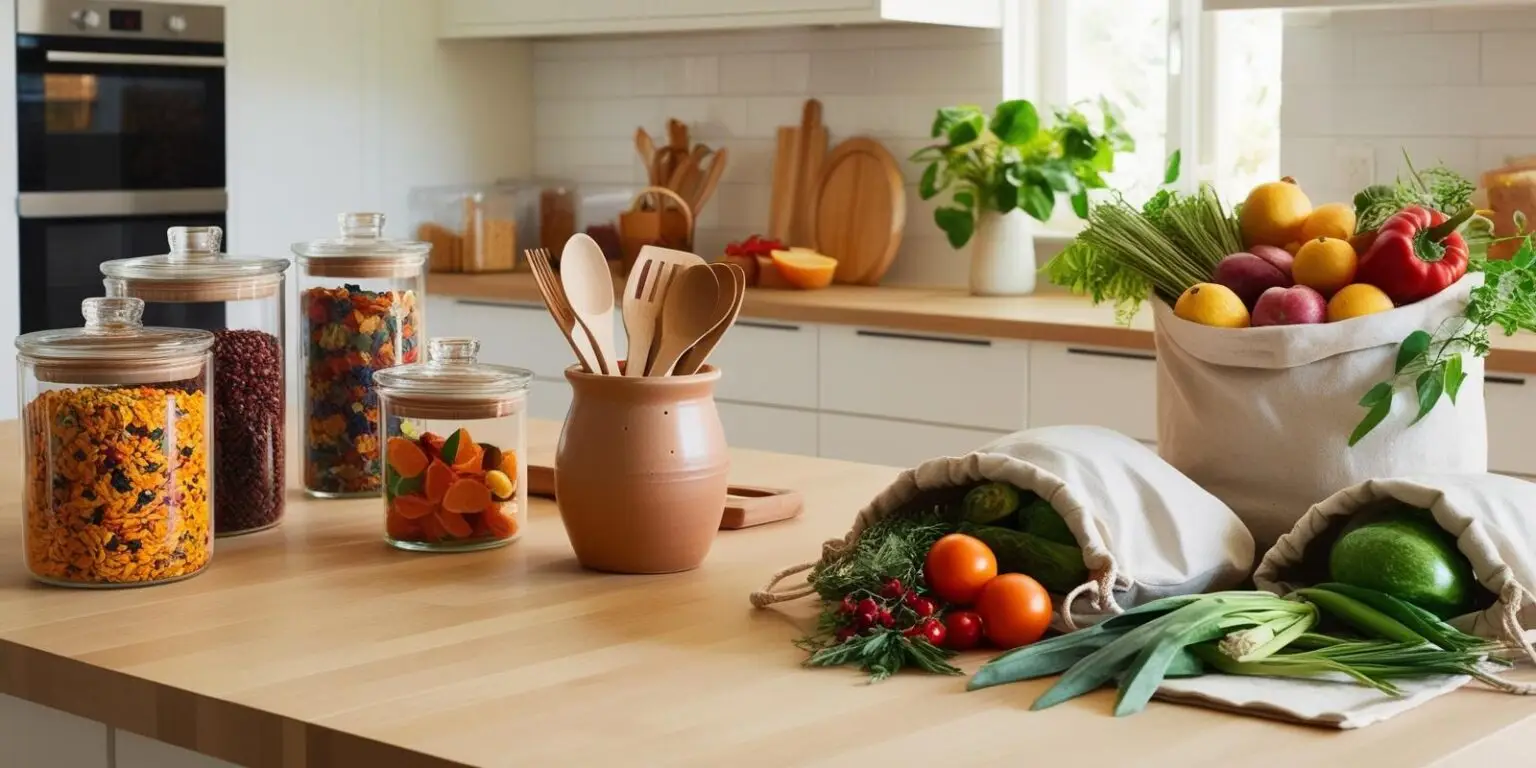 Eco-friendly kitchen sustainable items